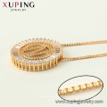 34437  wholesale  xuping fashion necklace 18K gold color letter N luxurious beautiful  necklace